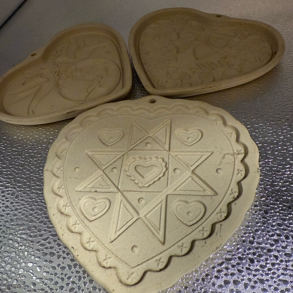 Vintage Pampered Chef’s Heart-Shaped Cookie Molds